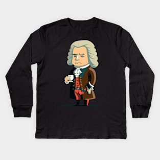 Bach and Coffee Kids Long Sleeve T-Shirt